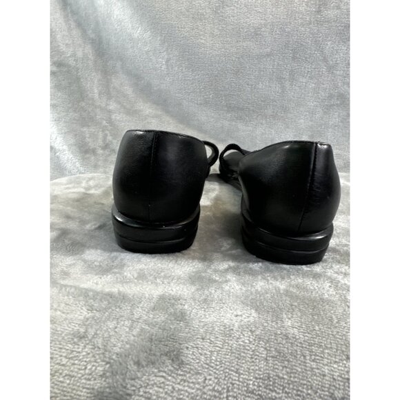 Croft & Barrow Shoes Women's 8 M Black Sandals w/ Closed heels slip on - Picture 3 of 14